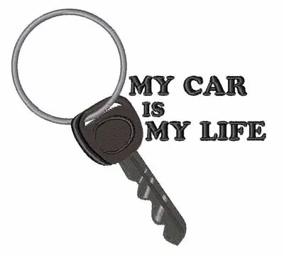 My Car Embroidery Design Instant Buy