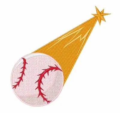 Hit Baseball Embroidery Design Limited Offer