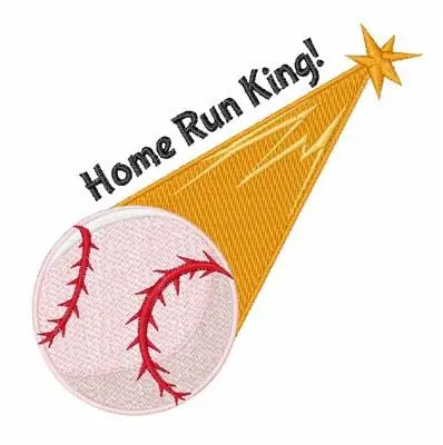 Buy Today Home Run King Embroidery Design