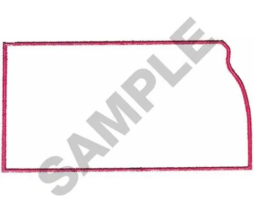 Special Offer KANSAS OUTLINE Embroidery Design