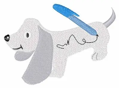 Autograph Dog Embroidery Design Today Only