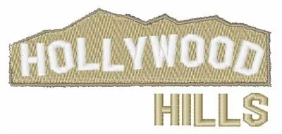 Hollywood Hills Embroidery Design New Release