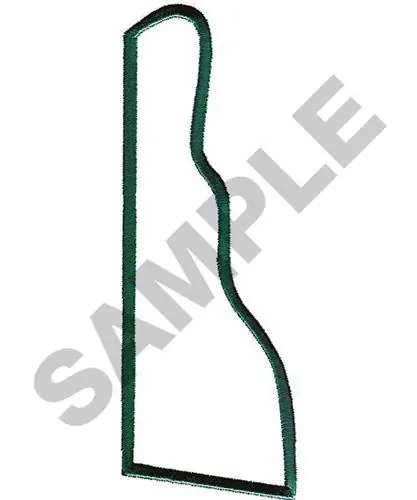 Hot Picks DELEWARE OUTLINE Embroidery Design