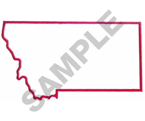 Mega Sale MONTANA OUTLINE Embroidery Design