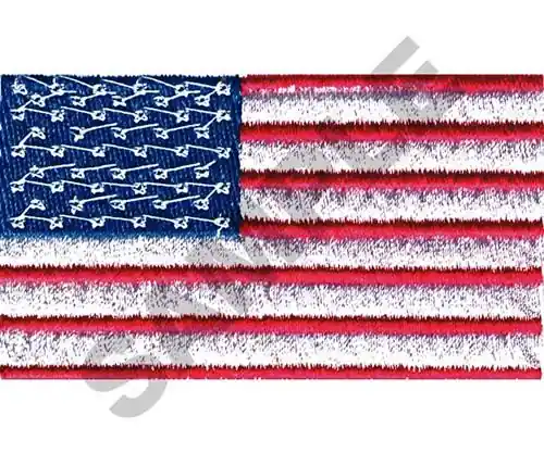 Exclusive UNITED STATES FLAG 691 Embroidery Design