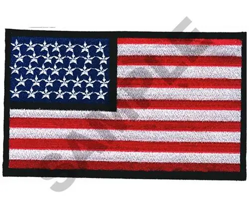 Instant Buy UNITED STATE FLAG - LARGE Embroidery Design