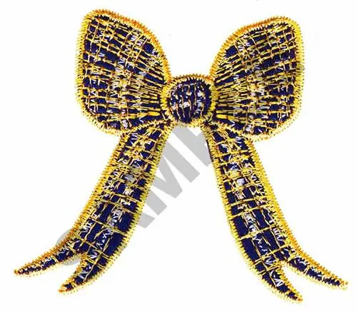 Best Seller PLAID BOW Embroidery Design