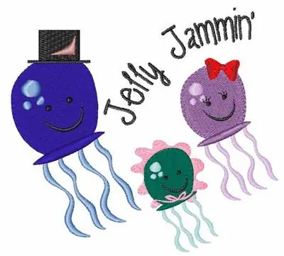Jelly Jammin Embroidery Design Authentic