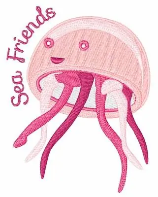 Sea Friends Embroidery Design Reduced Price