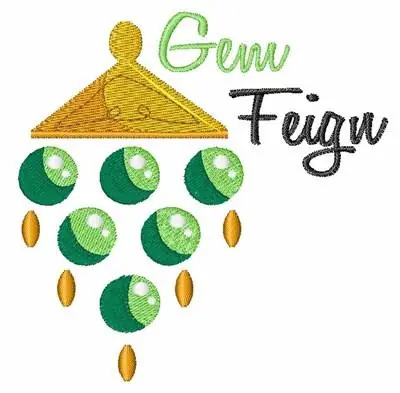 Affordable Gem Feign Embroidery Design