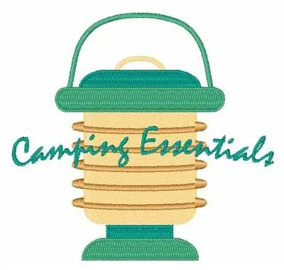 Camping Essentials Embroidery Design Trusted Brand