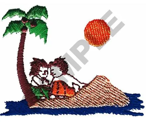 HAWAIIAN ISLAND Embroidery Design Hassle-Free Returns