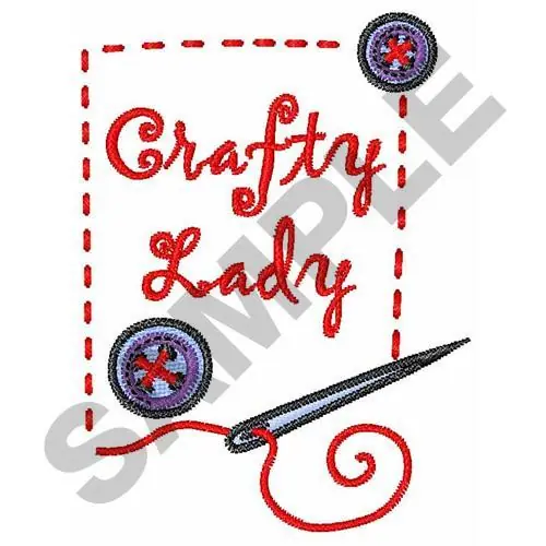 Final Sale CRAFTY LADY Embroidery Design