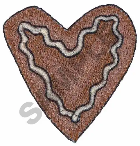 Exclusive Offer GINGERBREAD HEART Embroidery Design