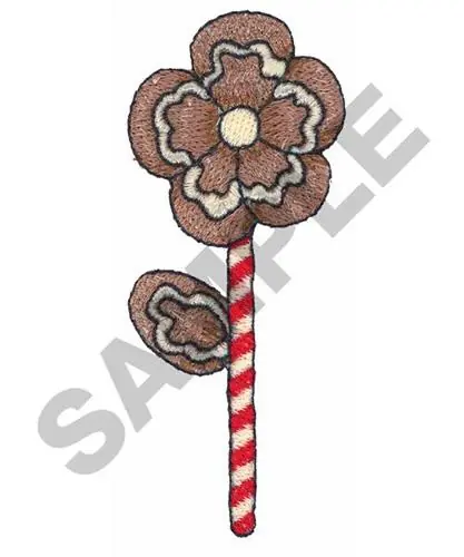 New Release GINGERBREAD FLOWER Embroidery Design