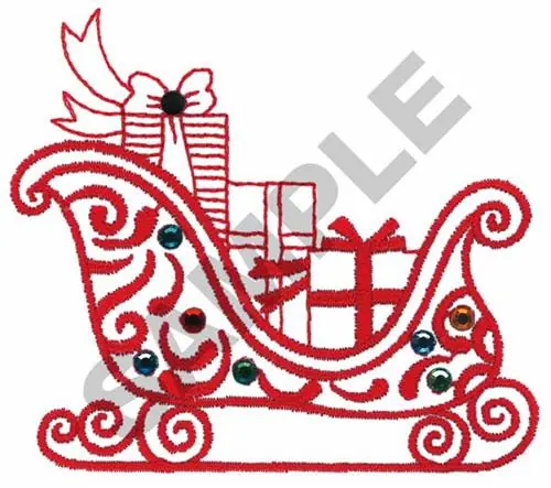 Special Discount SLEIGH CRYSTALS Embroidery Design