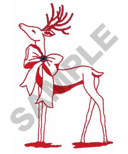 Best Choice REINDEER CRYSTALS Embroidery Design