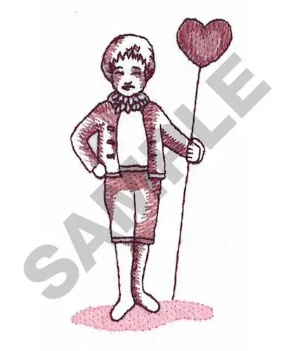 Limited Time BOY WITH HEART Embroidery Design