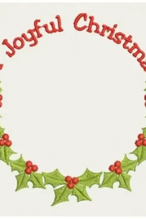 A Joyful Christmas Embroidery Design Get Yours