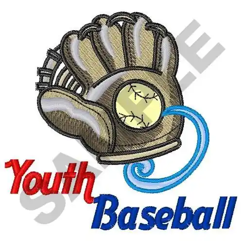 YOUTH BASEBALL Embroidery Design Latest