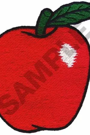 APPLE Embroidery Design Authentic