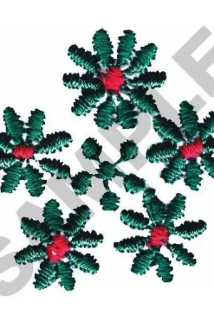 Affordable FLOWER PENTAGON Embroidery Design