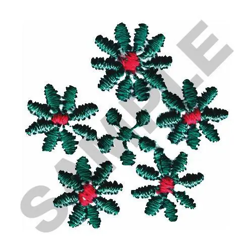 Affordable FLOWER PENTAGON Embroidery Design