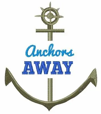 Anchors Away Embroidery Design Cheap