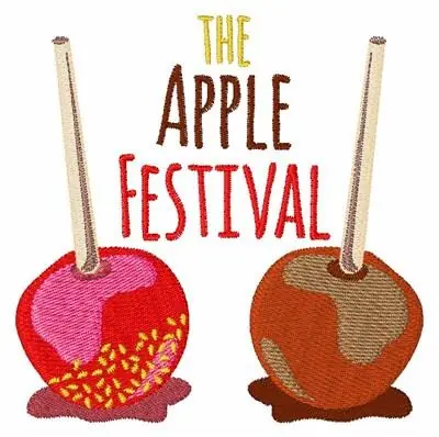 Apple Festival Embroidery Design Buy Today