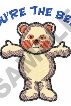 YOURE THE BEST Embroidery Design Holiday Sale