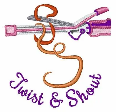 Affordable Twist & Shout Embroidery Design