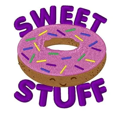 Save Now Sweet Stuff Embroidery Design