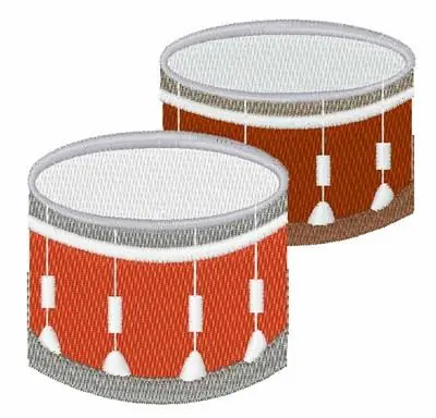 Drums Embroidery Design Clearance