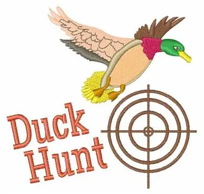 Hot Deal Duck Hunt Embroidery Design