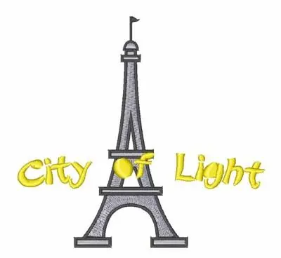 City Of Light Embroidery Design New Arrival