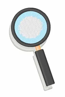 Magnifying Glass Embroidery Design Clearance