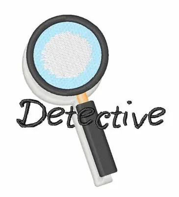 Detective Embroidery Design Price Cut