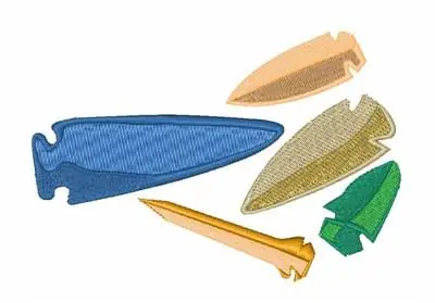 Arrowheads Embroidery Design While Supplies Last