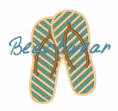 Beach Wear Embroidery Design Reduced Price