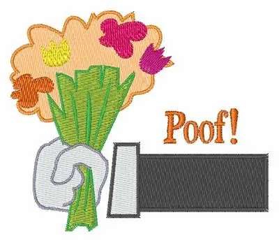 Poof! Embroidery Design Luxury