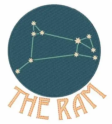 Aries Constellation Embroidery Design Special Offer