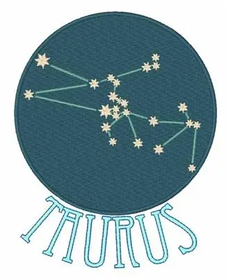 Direct From Manufacturer Taurus Constellation Embroidery Design