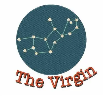 Place Order Virgo Constellation Embroidery Design