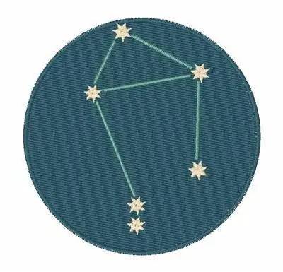 Super Sale Libra Constellation Embroidery Design