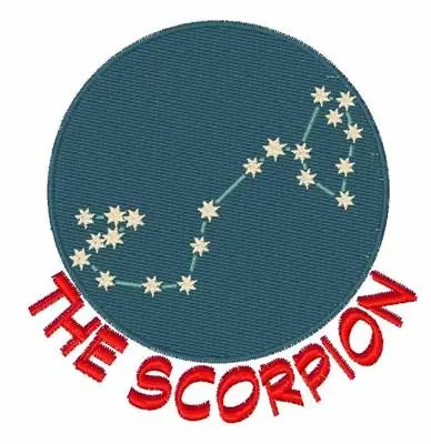 Scorpio Constellation Embroidery Design Best Price