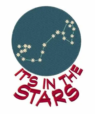 Scorpio Constellation Embroidery Design Crafted