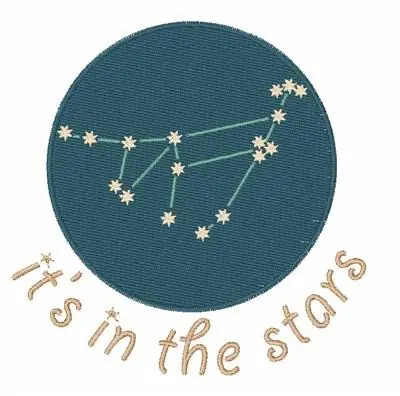 Get Yours Capricorn Constellation Embroidery Design