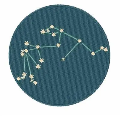 Budget Aquarius Constellation Embroidery Design