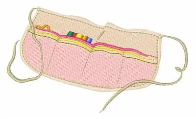 While Supplies Last Craft Apron Embroidery Design