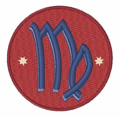 Virgo Sign Embroidery Design Place Order